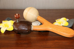 Brand New Bali Musical Instrument- Balinese Maraca - Hand Crafted - Great Sound!