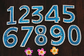 NEW Balinese Mosaic House Number - Choose from 1-0 - Mosaic House or Unit Number