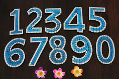 NEW Balinese Mosaic House Number - Choose from 1-0 - Mosaic House or Unit Number