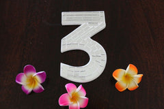 NEW Balinese Mosaic House Number - Choose from 1-0 - Mosaic House or Unit Number
