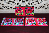 NEW Balinese Embroidered Make-Up Purse / Accessories Bag - MANY COLOURS