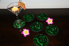 NEW Hand Crafted Balinese Mosaic Coasters - Bali Mosaic Coasters - MANY COLOURS