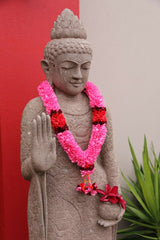 NEW Hand Made Balinese Flower Garland ( Hindu Jai Mala ) MANY COLOURS AVAILABLE
