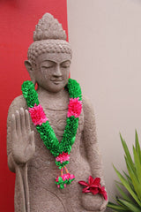 NEW Hand Made Balinese Flower Garland ( Hindu Jai Mala ) MANY COLOURS AVAILABLE