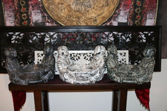 NEW Balinese Twin Monks w/Bowl - Bali Monk Bowl - MANY COLOURS AVAIL.