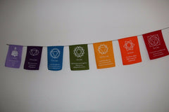 Balinese Chakra / Prayer Flags - Bali Chakra Bunting