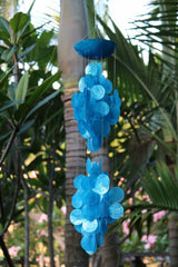 NEW Balinese Capiz Shell Mobile / Wind Chime - MANY COLOURS / Sound GREAT!!