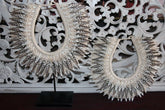 NEW Hand Crafted Balinese Shell Tribal Neck Piece - Primitive Shell Art - BOHO A