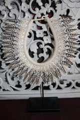 NEW Hand Crafted Balinese Shell Tribal Neck Piece - Primitive Shell Art - BOHO A