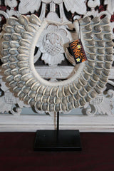 NEW Hand Crafted Balinese Shell Tribal Neck Piece - Primitive Shell Art - BOHO A