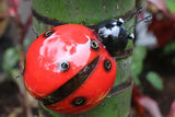 NEW Bali Hand Crafted Metal Ladybird - Balinese Metal Art Ladybird 3 Sizes Avail