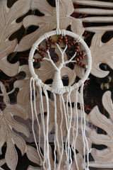 NEW Bali TREE OF LIFE Dream Catcher - MANY COLOURS - Hand Made with bead trim