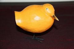NEW Balinese Hand Crafted Wood/Metal Bird - Handmade Bali Bird Sculpture - CUTE