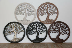 NEW Balinese Carved MDF/Wood Wall Panels - TREE OF LIFE - 5 Colours Available