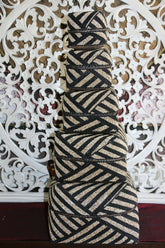 NEW Balinese Hand Crafted Woven & Hand Beaded Baskets - 5 Sizes - Bali Baskets
