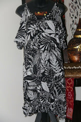 NEW Ladies Cotton Bali Knee Length Dress / Cool Summer Casual Dress / 4 Colours!