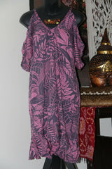 NEW Ladies Cotton Bali Knee Length Dress / Cool Summer Casual Dress / 4 Colours!