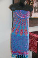 NEW Bali Beach Sarong - Summer Beach Sarong - Bikini Cover Up - 5 COLOURS AVAIL.