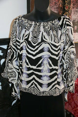 NEW Ladies Cotton Bali Bat Wing Long Sleeve Top/Dress - 3 Colours - Size 8-12