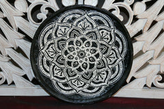 NEW Balinese Hand Woven Natural Bamboo Tray - Mandala Design - 5 sizes available