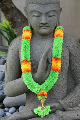 NEW Hand Made Balinese Flower Garland ( Hindu Jai Mala ) X-Large MANY COLOURS