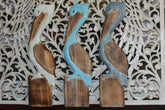 NEW Balinese Hand Crafted Pelican Wall Decor - 3 Colours Available