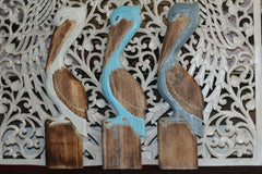 NEW Balinese Hand Crafted Pelican Wall Decor - 3 Colours Available
