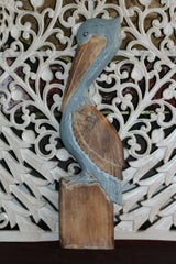 NEW Balinese Hand Crafted Pelican Wall Decor - 3 Colours Available
