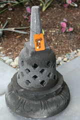 NEW Balinese LAVA Stone (Volcanic Rock) Hand Crafted Stupa AMAZING!! 2 sizes!!