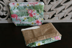 NEW Balinese Purse / Make Up Bag Lovely Bright Colours... 4 Flamingo Designs