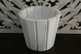 NEW Balinese Hand Crafted Wooden Pot Great for artificial plants!!  BOHO Style..
