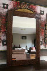 BRAND NEW Hand Carved Balinese Feature Mirror - Bali Carved Mirror