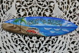 NEW Bali Handmade Air Brushed Surfboard Wall Decor 80cm - Bali Surfboard Wall Ar