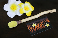 NEW Hand Crafted Balinese Ceramic / Wood Long Spoon - 5 COLOURS - Bali Homewares