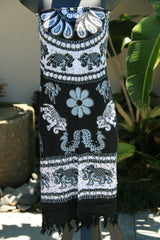 Bali Beach Sarong - Summer Beach Sarong - Bikini Cover Up - NEW 3 COLOURS AVAIL.