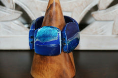 NEW Bright Coloured Resin Bracelet - MANY COLOURS - Perfect Inexpensive Gift
