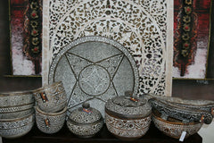 NEW Hand Carved TIMOR Tribal / Primitive Platters & Pots - Various items availab