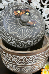 NEW Hand Carved TIMOR Tribal / Primitive Platters & Pots - Various items availab