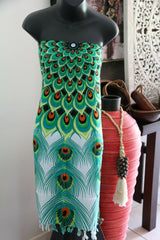 Bali Beach Sarong - Summer Beach Sarong - Bikini Cover Up - 6 COLOURS AVAILABLE