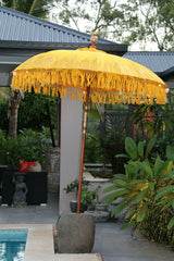 NEW Balinese 2m Single Ceremony Umbrella - Bali Umbrella - Balinese Garden Art