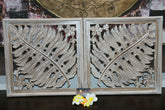 NEW Balinese Carved MDF/Wood Wall Panels - Tropical Wall Art - 2 Styles Avail