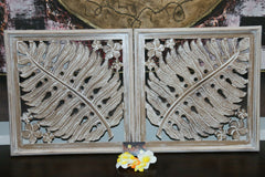NEW Balinese Carved MDF/Wood Wall Panels - Tropical Wall Art - 2 Styles Avail