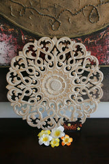 NEW Balinese Carved MDF/Wood Wall Panels - MANDALA Designs - 4 Colours Available