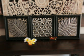 NEW Balinese Carved MDF/Wood Mandala / Tropical Wall Panels - Bali Wall Art - Ma