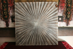 NEW Balinese Hand Crafted Natural Washed MDF Sun Panel - Bali Wooden Panel