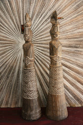 NEW Hand Carved Timor Wooden Tribal Statue - Primitive Timor Art - BOHO Styles