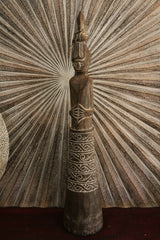 NEW Hand Carved Timor Wooden Tribal Statue - Primitive Timor Art - BOHO Styles