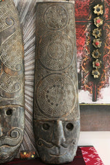 NEW Hand Carved TIMOR Tribal / Primitive Mask - Timor Art - Carved Wood Mask