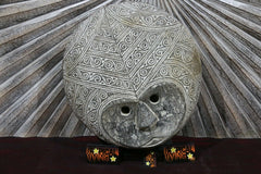 NEW Hand Carved TIMOR Tribal / Primitive Mask - Timor Art - Carved Wood Mask