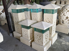 NEW Balinese Hand Crafted Lantern - Bali Frangipani Garden Lantern 2 Sizes Avail